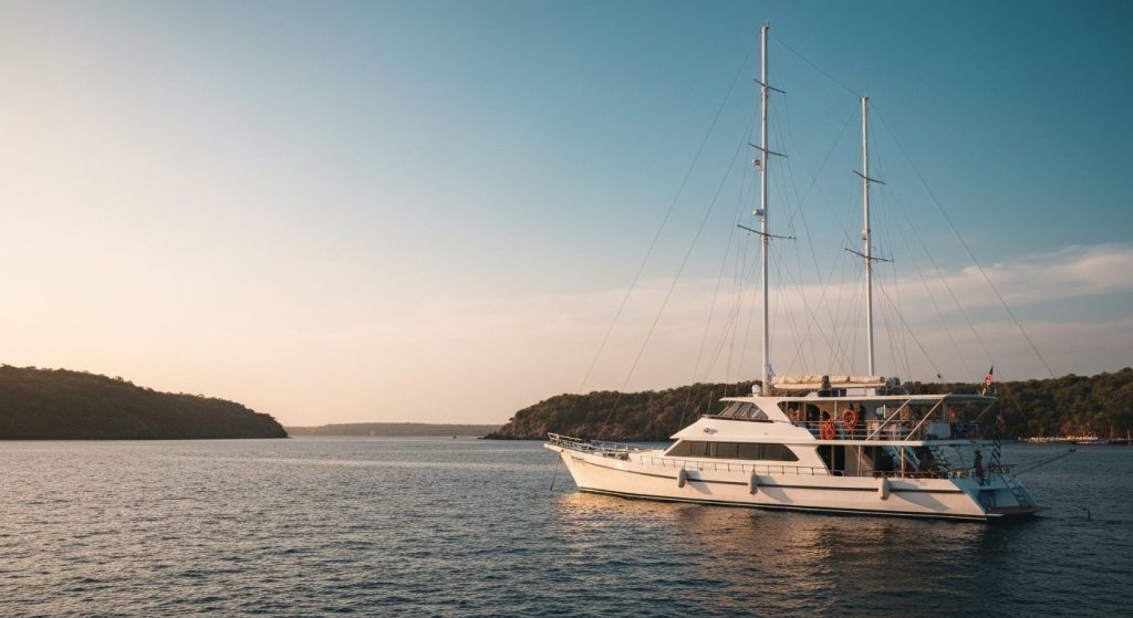 padar island yacht rental — Photorealistic editorial travel photograph relevant to: The honest, operator-grounded author