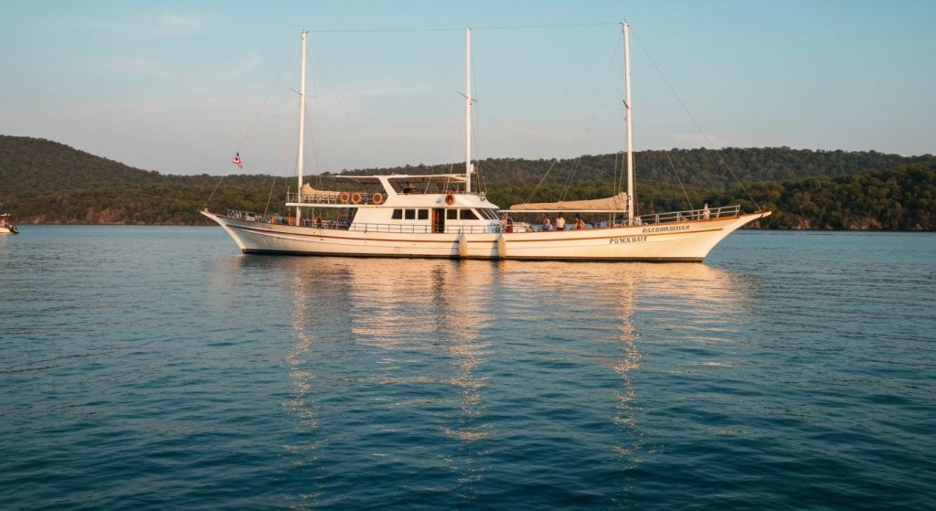phinisi rental komodo — Photorealistic editorial travel photograph relevant to: The honest, operator-grounded authority