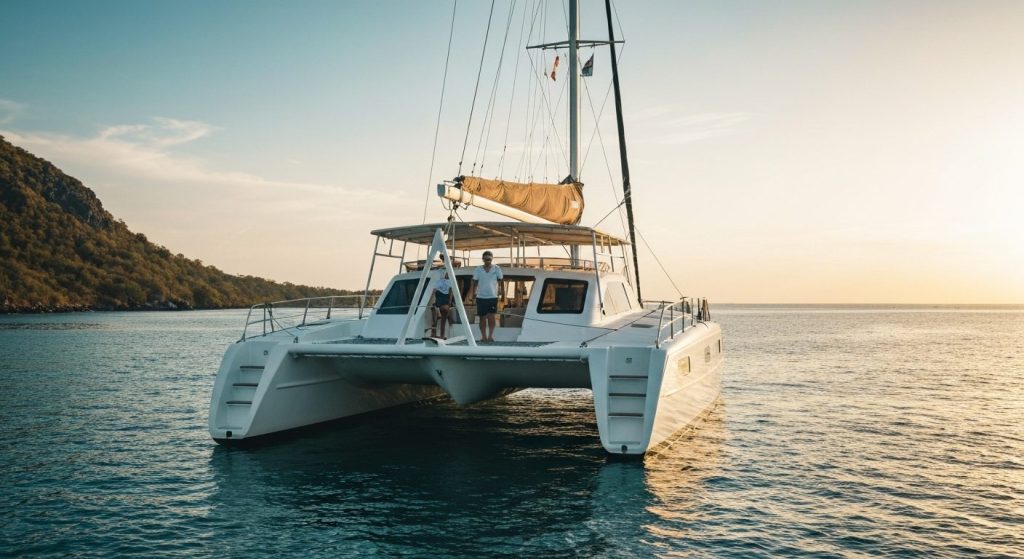 catamaran rental komodo — Photorealistic editorial travel photograph relevant to: The honest, operator-grounded authorit